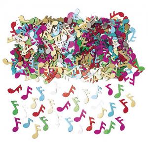 Confettis mtal note de musique